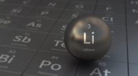 Image of lithium element.